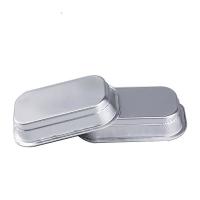 China 320ml Aluminum Foil Food Containers Airplane Airline Aluminum Casserole Pan With Lid factory