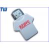 China Plastic T-shirt USB Disk Storage 64GB USB Memory Stick Pendrives factory