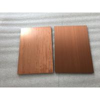 Quality Easy Processing Copper Sheet Wall Cladding / Exterior Wall Covering Panels for sale