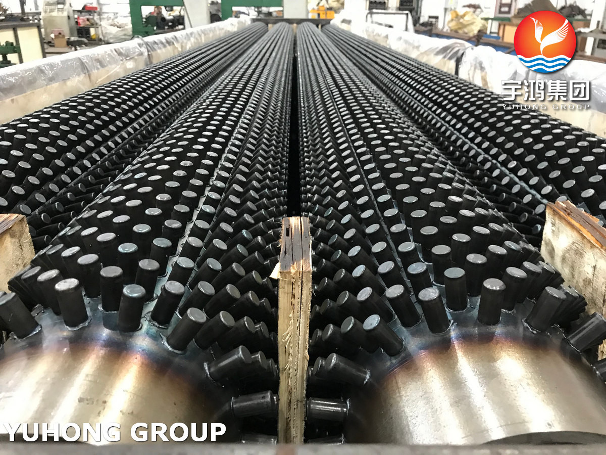 Quality Studded Tube , ASTM A213 T9 / ASME SA213 T11 with 11Cr (SS 409) Studded Fin Tube for sale