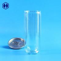 China Leakage Proof 8oz Clear Plastic Soda Can Disposable Fully Airtight factory