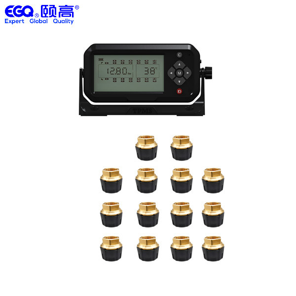 Quality RS232 433.92 MHZ Wireless Transmission 14 Tires OTR TPMS for sale