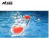 China Customized Glass Bottom Boat , Durable Polycarbonate Fiberglass Kayak Canoe factory