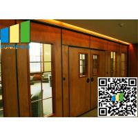 China Acoustic Rate 45 Db Commercial Sliding Doors Wall Partition 3.346 Inch Thickness factory