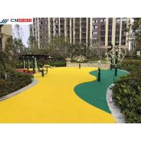 China Jogging Track EPDM Rubber Flooring Yellow EPDM Playground Surface factory