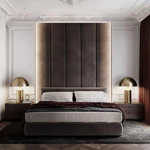 Quality Commercial Hotel Bedroom Furniture Modern Luxury Apartment Villa Linen Fabric for sale