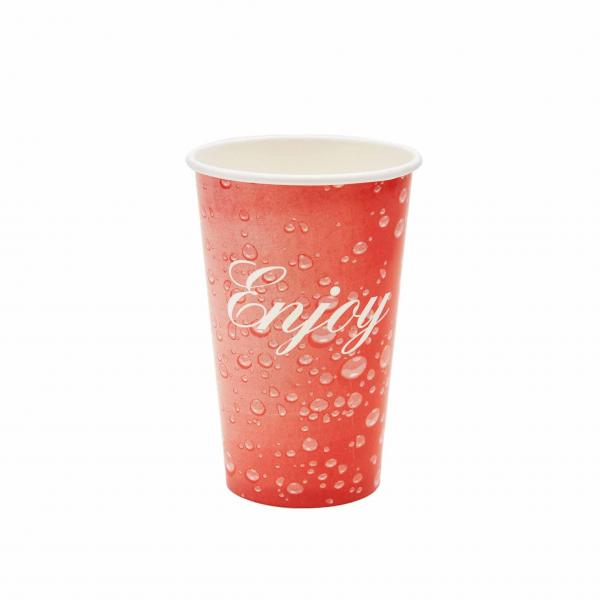 Quality 20OZ Eco Friendly Kraft Recyclable Paper Cups For Cold Drinks for sale