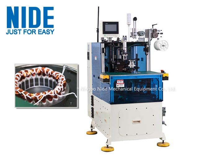 China Servo system control two twin needle lacing automatic stator lacer machine factory