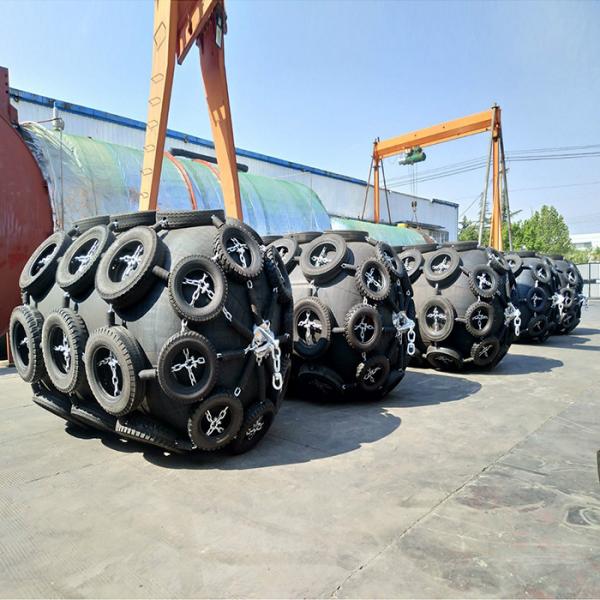 Quality 50kPa Pneumatic Rubber Fender ISO17357-1:2014 Specifications BV Certificate for sale
