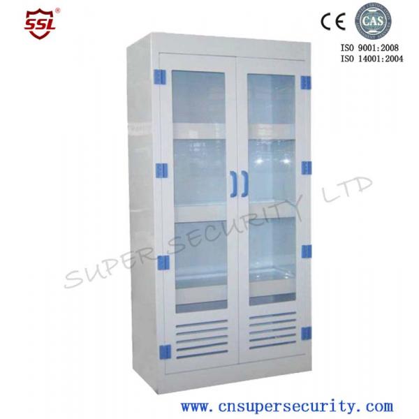 Quality Large Plastic Adjustable Shelf Medical Safety Storage Cabinet 450 Liter for sale