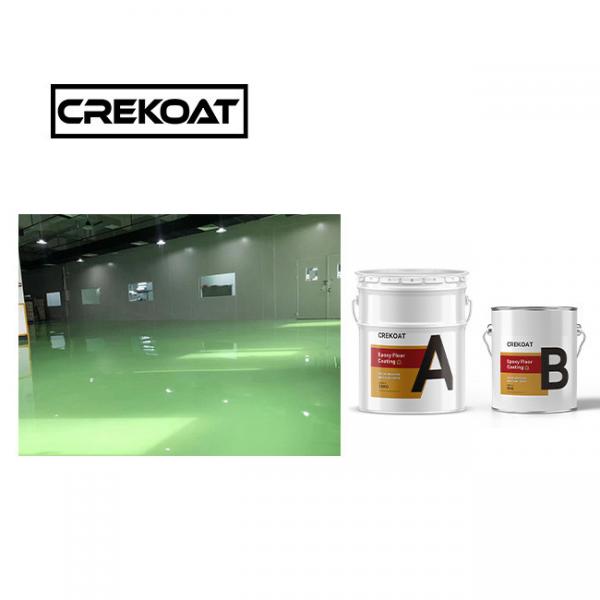 Quality 2 Pack Industrial Epoxy Floor Coating / Paint Poured for Heavy Traffic for sale