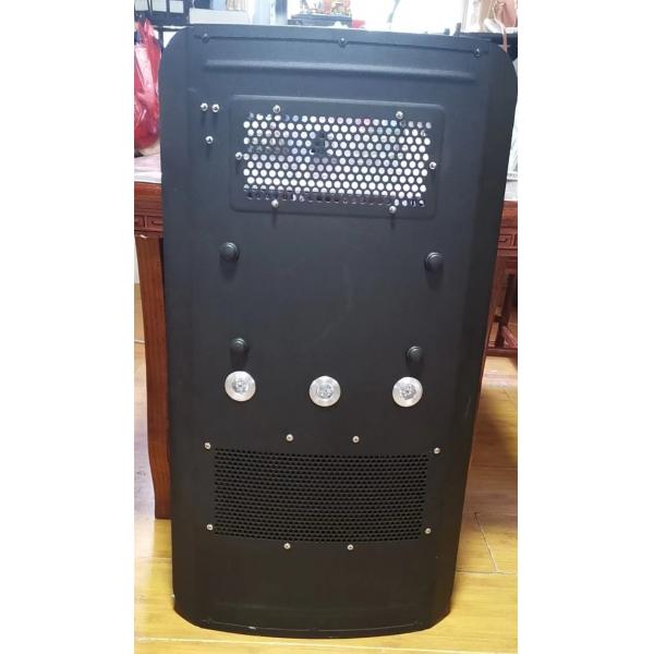 Quality Aluminum Military Ballistic Armor Riot Shield With Lights Shouting Function for sale