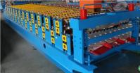 China 3kw Colored Steel Corrugated Forming Machine With 5 Ton Loading Capacity factory
