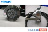 China 72w High Power White Color 2600lm LED Underwater Light For Fountain / Pond Light factory
