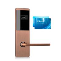 Quality High Security Hotel Lock Smart with Hotel Room Card and Mechanical Key for sale