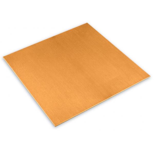 Quality 0.5mm 2mm Copper Metal Plates , C10100 Copper Sheet For Decorate Materials for sale