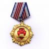 China Plating Gold Brass Custom Metal Medals , Custom Award Medals For Souvenir factory