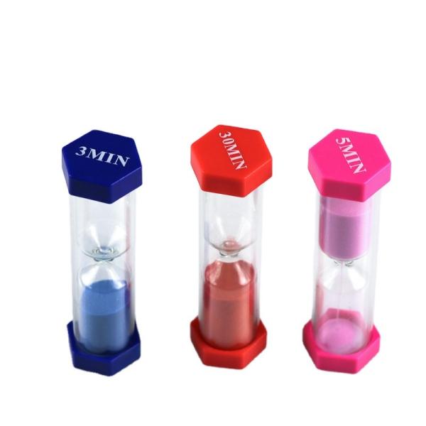 Quality Blown Plastic Hourglass 30 Seconds 2 Minute Sand Timer for sale