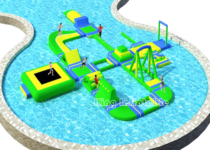 China Durable Customized Inflatable Water Parks / Colorful Amusement Water Park factory