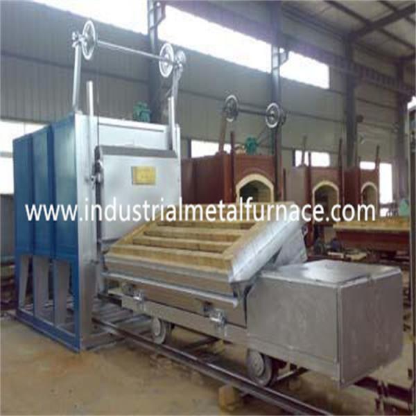 Quality Tilting Trolley Fast Quenching Car Bottom Furnace Heat Treatment 180KW Bogie for sale