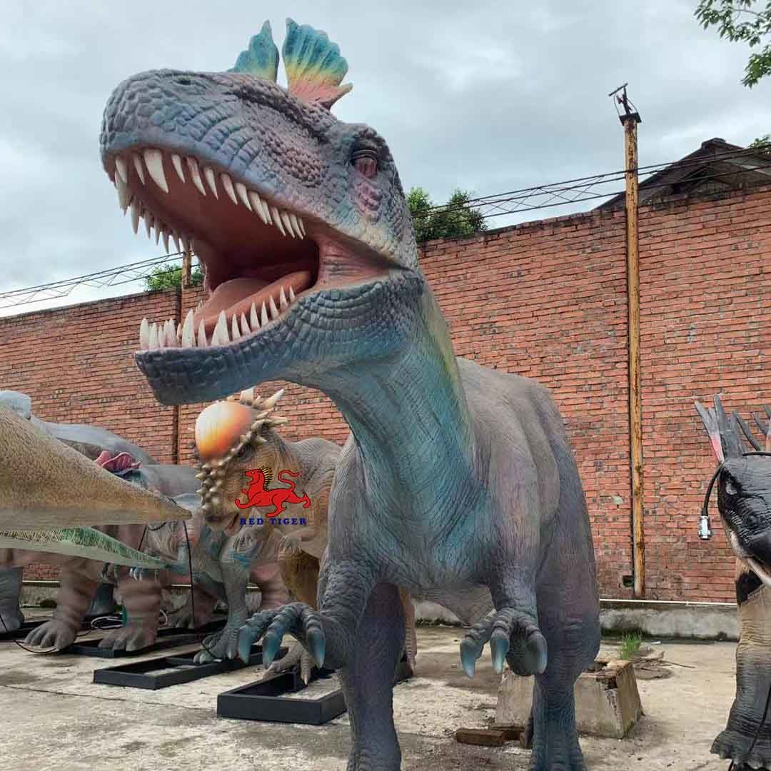 China Outdoor Realistic Animatronic Dinosaur Simulation Model  Animatronic Dinosaur factory