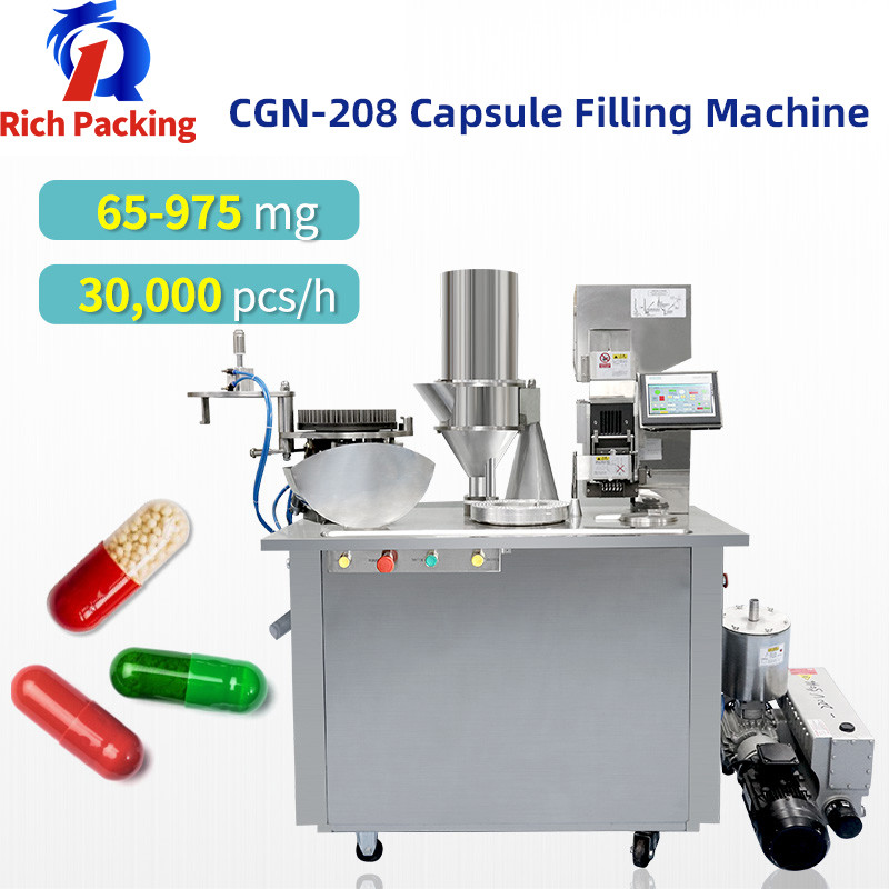 China Semi Automatic Capsule Filling Machine for Pellet Granule Long Life factory