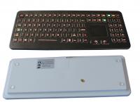China IP68 waterproof industrial rubber medical keyboard with backlit touchpad factory