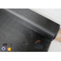 Quality 3K 200g 0.3mm Carbon Fiber Fabric For Reinforcement , Heat Resistant Insulation for sale