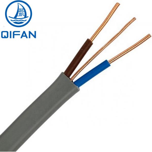 Quality Fire Resistant Cable Flat Cable BVVB 2X1.5mm2+E Flat Twin And Earth Cable Fireproof Electrical Cable for sale