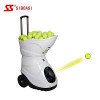 China 20-140 km/h Tennis Ball Machine , Tennis Ball Feeder ABS material for sale