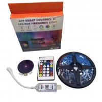 China 5V 2.4G Remote APP Control SMD5050 RGBIC LED Firework Lights For Room Party Christmas Deco for sale