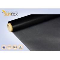 Quality Chemical Resistant Ptfe Coated Glass Cloth Fabric 580g Fire Protection Thermal for sale