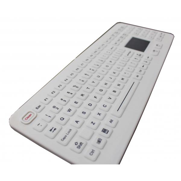 Quality All In One Silicone Industrial Keyboard With Numeric Keypad white or black for sale