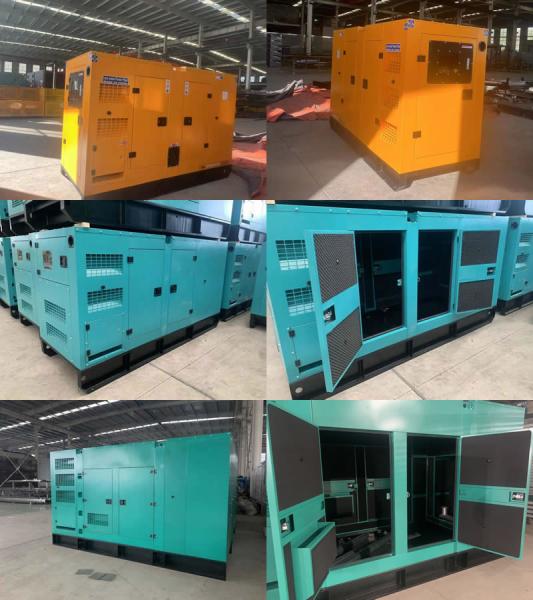 Silent generator set in different colors and views 2
