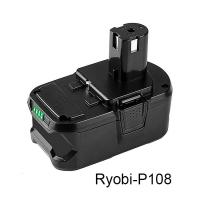 China Portable Drill Battery Replacement , Handheld Power Craft 18V Battery For Ryobi P108 factory