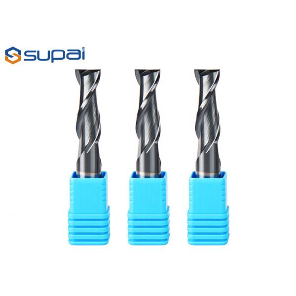 Quality Alloy Steel / Hardened Steel Square End Mill Micro Grain Carbide End Mill for sale