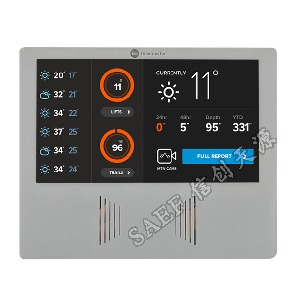 Quality 1024x600 Dots 7 Inch TFT Touch Screen , PCAP Touch Panel Full Viewing Angle for sale