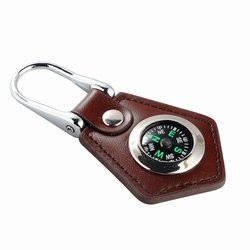 Quality Metal Laser Engraving Key Chain , Genuine PU Leather Blank Key Chain for sale