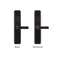 Quality Tempered Glass Digital Smart Door Locks Bluetooth Fingerprint For Wooden Door for sale