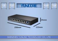 China 8-Port Faster PoE Switch IEEE 802.3af/at Standard + 1* 10/100M up-link port factory