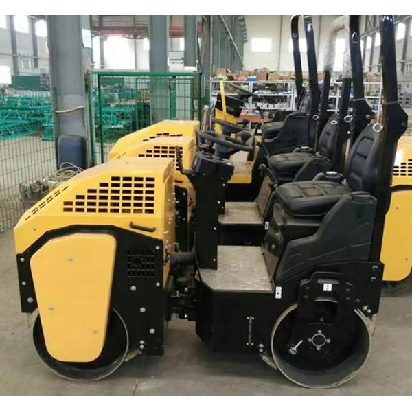 Quality Unique 1 Ton Full Hydraulic Compactor Vibratory Roller Electric Start - Up for sale