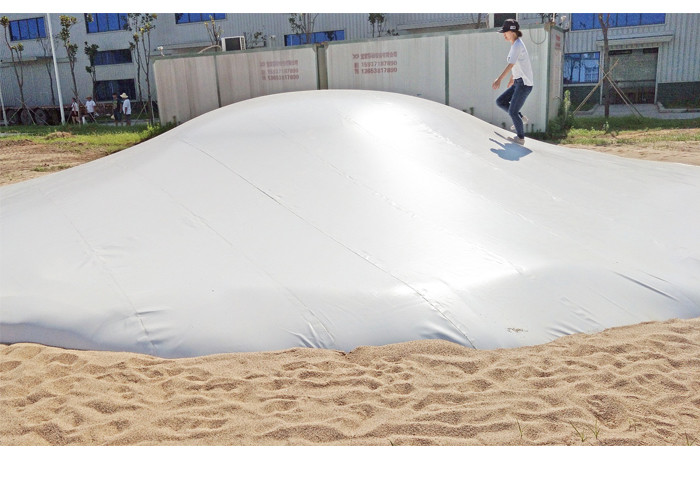 China Outdoor Sports Games Inflatable Jumping Bouncer Cloud PVDF Material factory