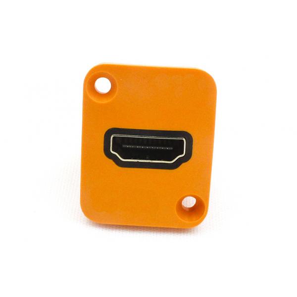 Quality 90 Degree 40V 0.5A RJ45 Panel Mount Connector Female To Female for sale