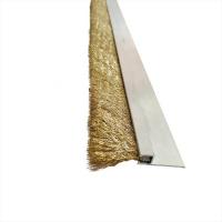 Quality Brass Bristle Flexible Industrial Brush Strip 0.08mm ~0.6mm for sale