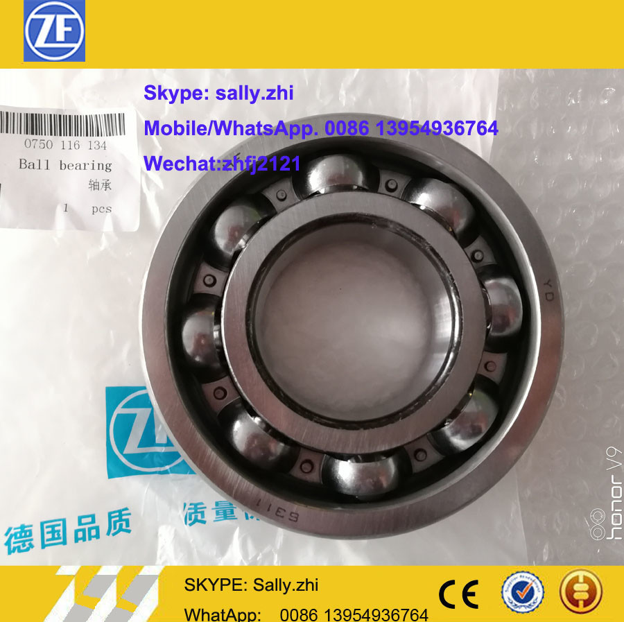 China original ZF  Ball bearing 0750116134 , ZF transmission spare parts for  zf  transmission 4wg180/4WG200 for sale
