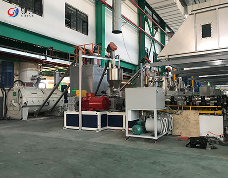 Quality Automatic Feeding Dosing Mixing Compounding System For SPC/WPC/LVT Floor for sale