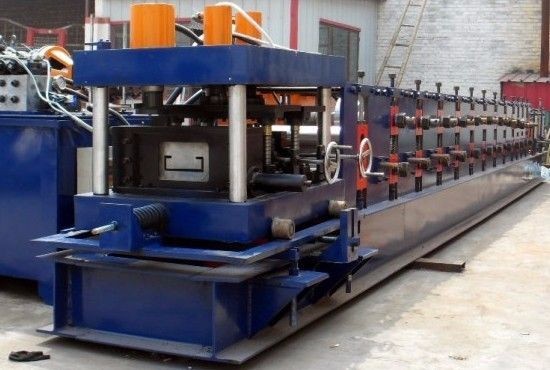 Quality 11KW Main Power C Purlins Roll Forming Machine With Hydraulic / Manual Decoiler for sale