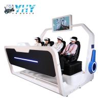 Quality 400kgs Load Game VR Simulator 9d Cinema Chair 4 Seats For Theme Park for sale
