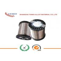 China 0.6mm CuNi30Mn Copper Nickel Alloy Wire , Copper Nickel Strip for Thermal Overload Relay for sale