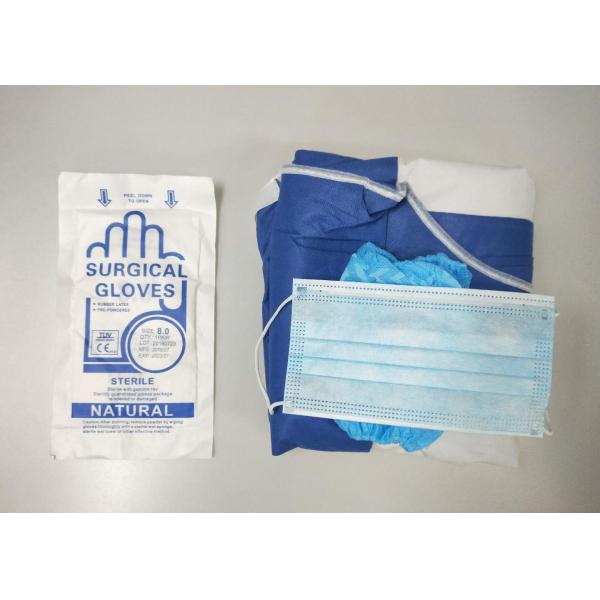Quality Doctor 	Sterile Surgical Packs , Surgeon Gown Pack with Face Mask for sale
